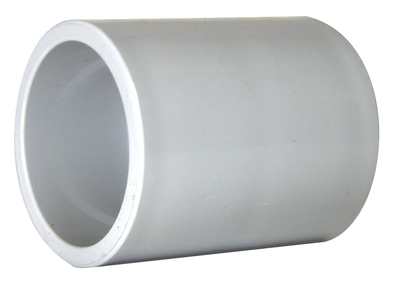 IPEX 020001 Conduit Coupling, 1/2 in Hub, 1.1 in Dia, 1.4 in L, PVC – image 1
