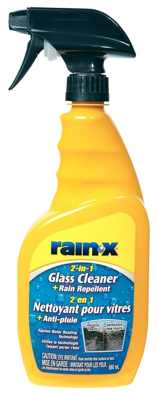 Rain-X 5076784 Glass Cleaner, 680 mL Bottle, Liquid, Slight Fruity, Clear – image 1