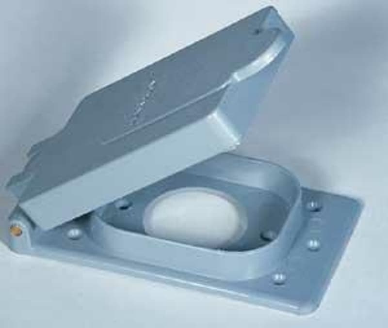 IPEX 20245 Box Cover, PVC, Gray – image 1