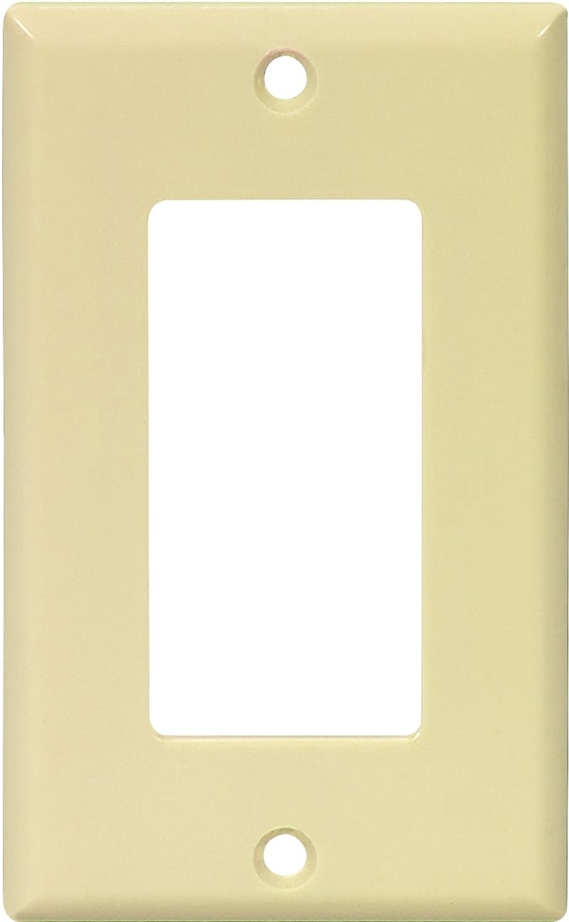 EATON 2151V-BOX Wallplate, 4-1/2 in L, 2-3/4 in W, 1 -Gang, Thermoset, Ivory, High-Gloss – image 2