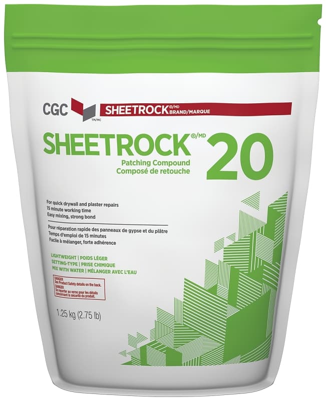 USG Sheetrock 20 380384 Drywall Compound, Natural, 1.25 kg – image 1