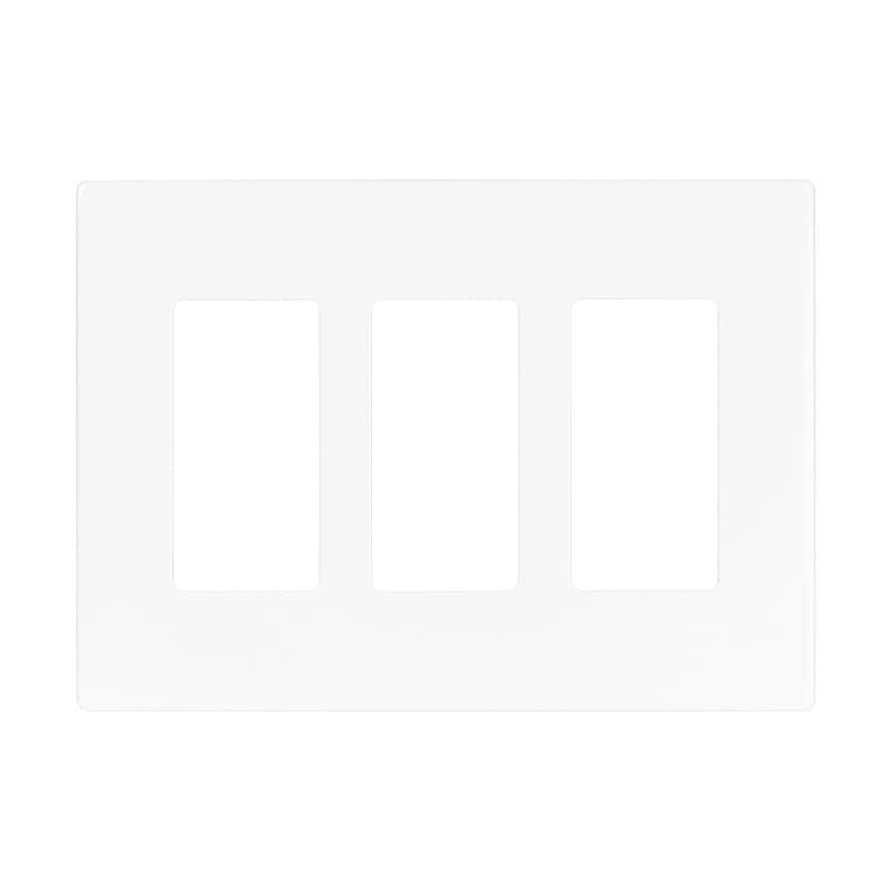 Eaton Cooper Wiring PJS PJS263W Wallplate, 4.87 in L, 6-3/4 in W, 3 -Gang, Polycarbonate, White, High-Gloss – image 2
