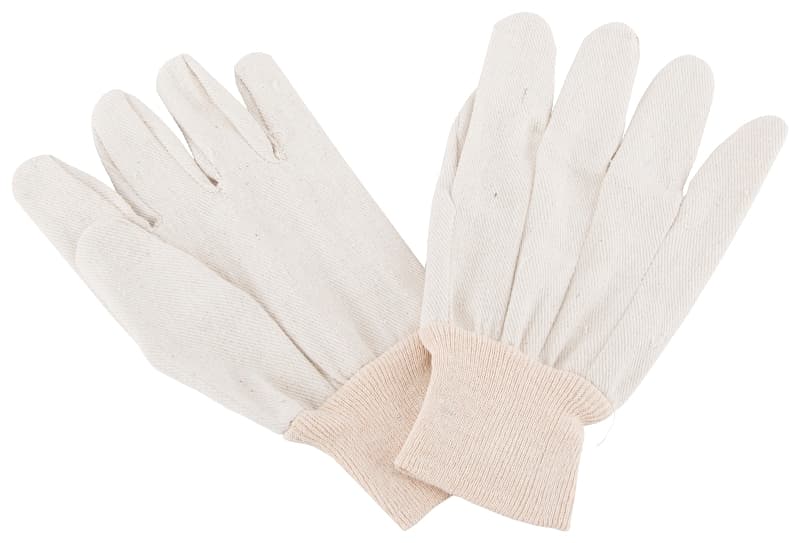 Diamondback GV-5221-3L Clute-Cut Work Gloves, One-Size, Straight Thumb, Knit Wrist Cuff, 70% Cotton 30% Polyester, 8 oz – image 1