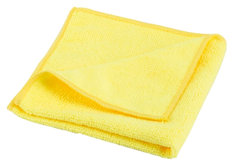 Simple Spaces OG003 Cleaning Cloth, 12 in L, 12 in W, Microfiber, Yellow – image 1