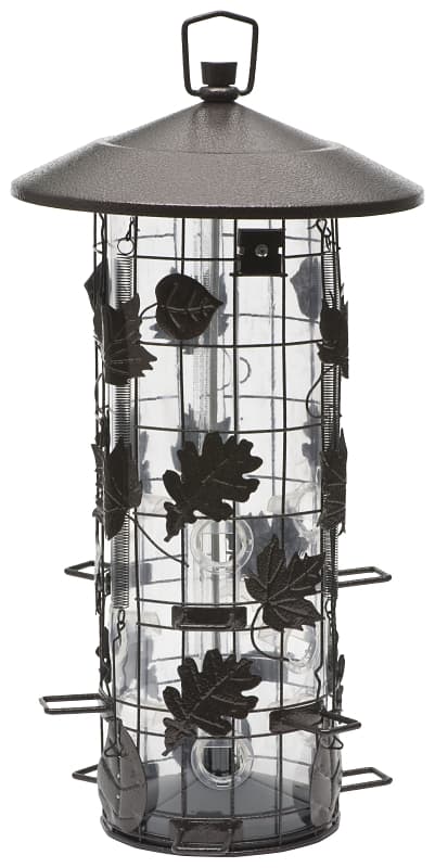 Perky-Pet 337 Wild Bird Feeder, Metal, Rustic Brown, Hanging Mounting – image 1