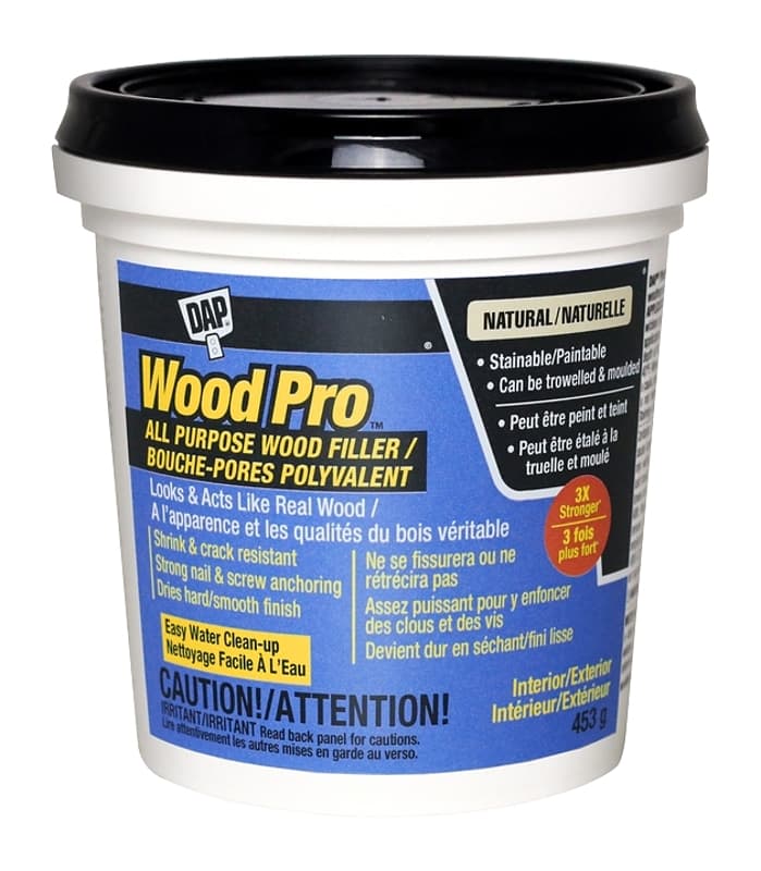 DAP WOODPRO 74283 Wood Filler, Paste, Musty, Natural, 453 g – image 1