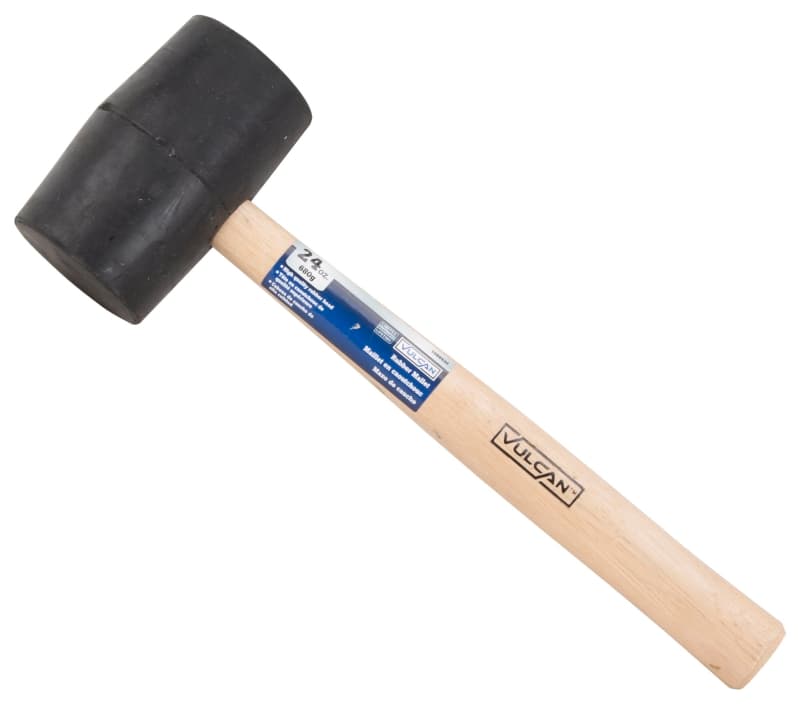 Vulcan JLO-015 Mallet, 24 oz Head, Double Faced Head, Rubber Head – image 1