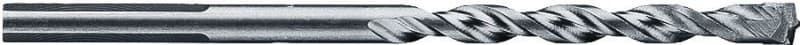 DEWALT DW5249 Hammer Drill Bit, 1 in Dia, 12 in OAL, Percussion, Spiral Flute, 4-Flute, 1/2 in Dia Shank, Flat Shank – image 1