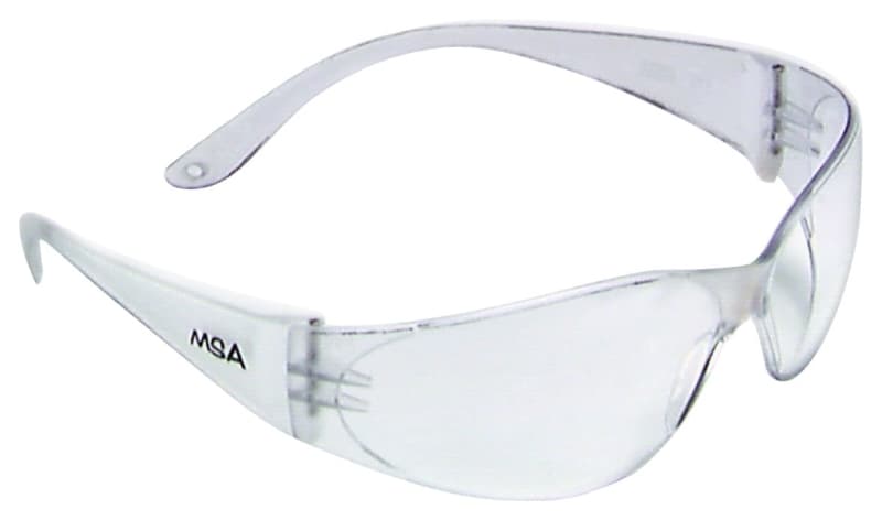 Safety Works 10006315 Close-Fitting Safety Glasses, Anti-Fog, Anti-Scratch Lens, Rimless Frame, Clear Frame – image 1