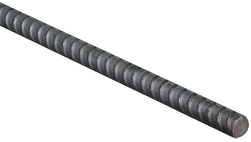 Stanley Hardware 346965 Series N346-965 Weldable Rebar, 1/2 in Dia, 48 in L, Plain Steel – image 1
