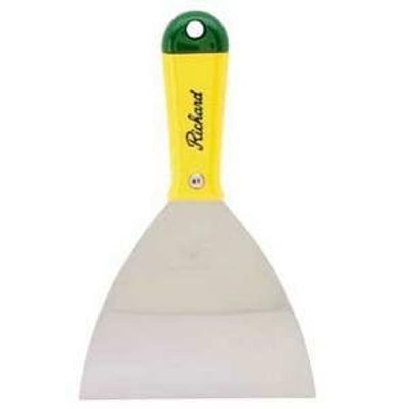 Richard H-3-S Stiff Putty Knife, 3 in W Blade, HCS Blade, Polypropylene Handle – image 1