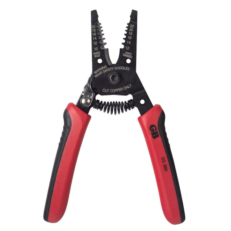 Gardner Bender GS-360 Wire Stripper, 10 to 20 AWG Wire, 10 to 20 AWG Solid, 12 to 22 AWG Stranded Stripping, 6 in OAL – image 1