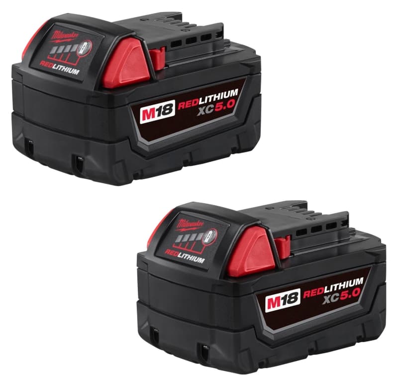 Milwaukee M18 REDLITHIUM 48-11-1852 Rechargeable Battery Pack, 18 V Battery, 5 Ah – image 1
