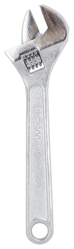 Vulcan WC917-06 Adjustable Wrench, 8 in OAL, Steel, Chrome – image 1