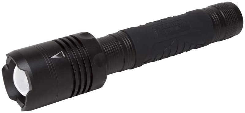 PowerZone 12169 Tactical Flashlight, AA Battery, LED Lamp, 3500 Lumens, 200 m Beam Distance, 5 hrs Run Time, Black – image 1