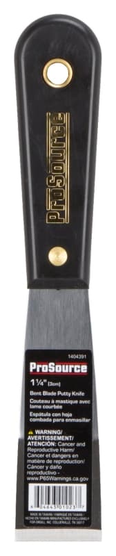 ProSource 01023 Putty Knife with Rivet, 1-1/4 in W HCS Blade – image 1