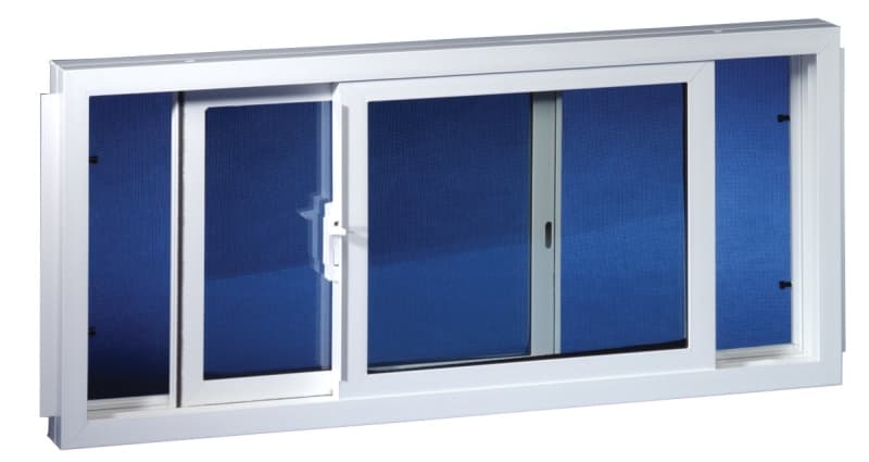 Duo-Corp 3220SLID Basement Window, Glass Glass/Screen, Vinyl Frame – image 1