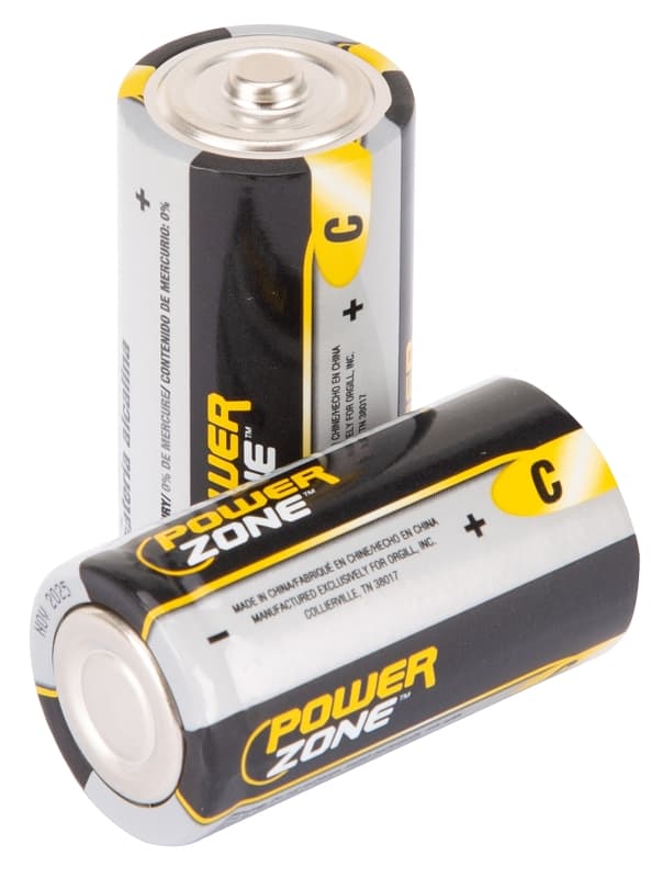PowerZone LR14-2P-DB Battery, 1.5 V Battery, C Battery, Zinc, Manganese Dioxide, and Potassium Hydroxide – image 1