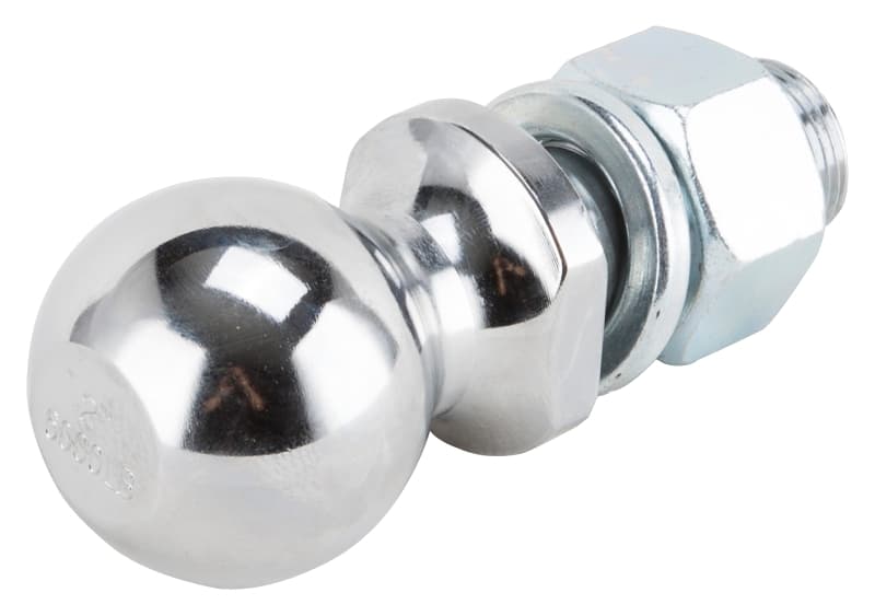 Vulcan TD-05 Hitch Ball, 2 in Dia Ball, 1 in Dia Shank, 6,000 lb Gross Towing – image 1