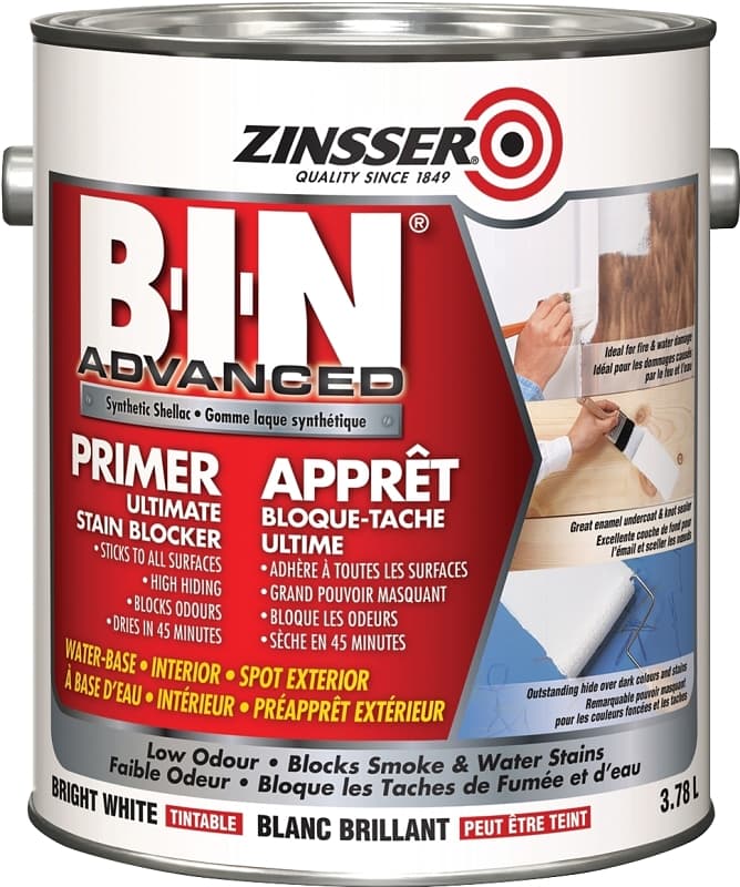 Zinsser 273873 Synthetic Primer, White, 3.78 L – image 1