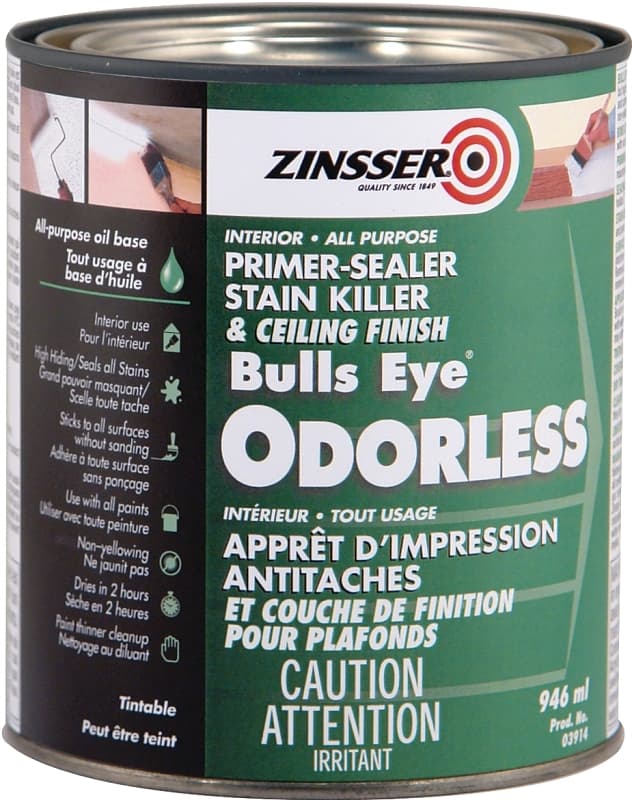 Zinsser 248264 Stain Blocker, White, 946 mL, Can – image 1