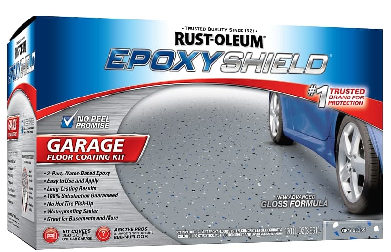 Rust-Oleum N233005 Epoxy Coating Kit, Gloss, Gray, 3.55 L, Can – image 1