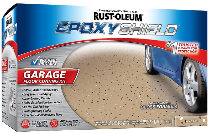 Rust-Oleum N233006 Epoxy Coating Kit, Gloss, Tan, 3.55 L, Can – image 1