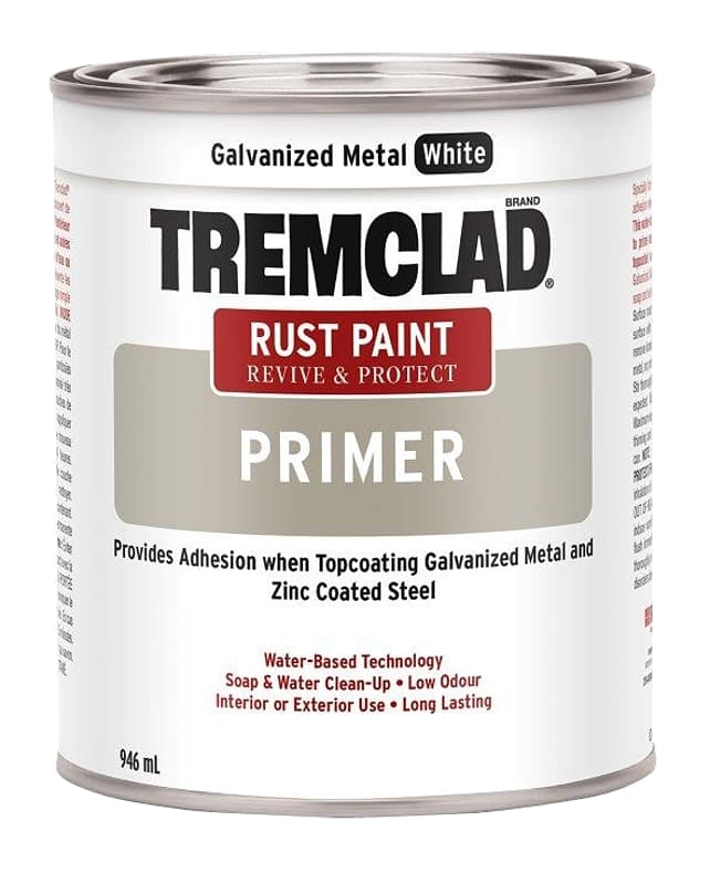 Rust-Oleum 254896 Rust Primer, Flat, White, 946 mL, Can – image 1