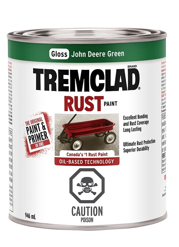 Tremclad 254913 Rust Preventative Paint, Oil, Green, 946 mL, Can – image 1