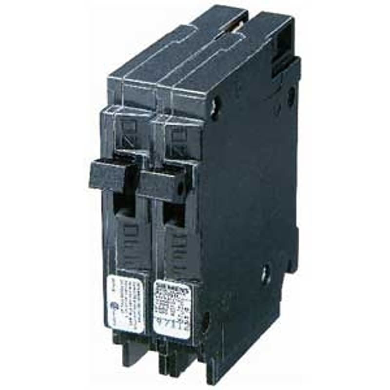 Siemens Q2020NC Circuit Breaker, Duplex, Mini, 20 A, 1 -Pole, 120/240 V, Fixed Trip, Plug Mounting – image 1