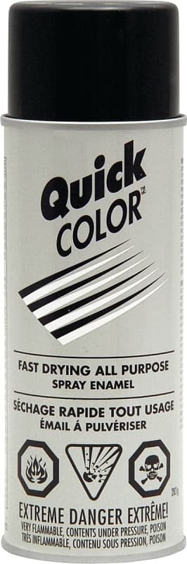 Rust-Oleum J2851830 Enamel Spray Paint, Gloss, Black, 10 oz, Can – image 1