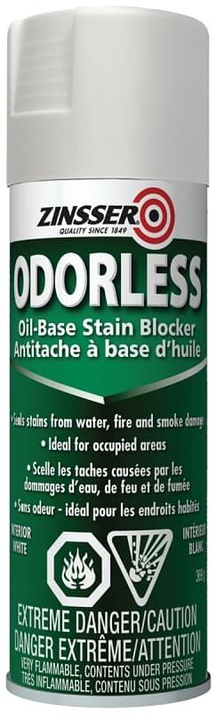 Rust-Oleum 254168 Stain Blocker, White, 369 g, Aerosol Can – image 1