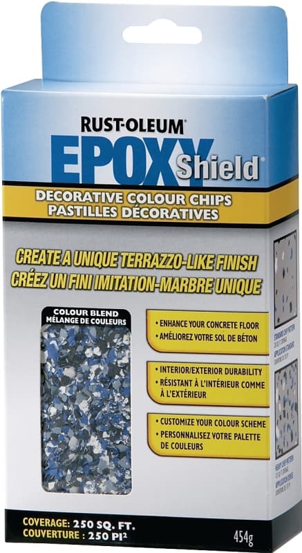 Rust-Oleum N238469 Color Chip, Solid, Blue/Gray, 474 g, Pack – image 1