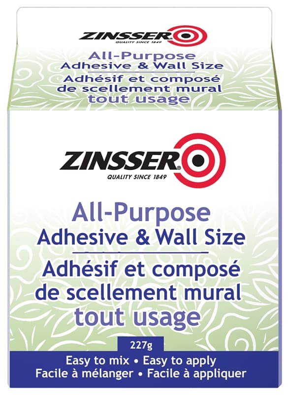 Zinsser 250184 Adhesive and Wall Size, Clear, 227 g, Pack – image 1