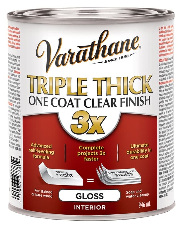 Rust-Oleum 286445 Paint, Gloss, Liquid, Clear, 946 mL, Can – image 1