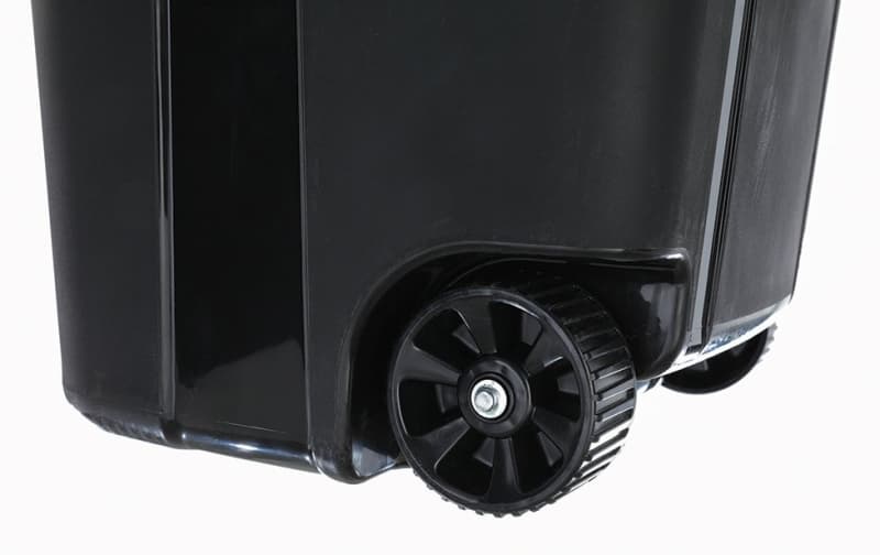 United Solutions COLORmaxx TI0061 Trash Can, 32 gal Capacity, Black – image 1