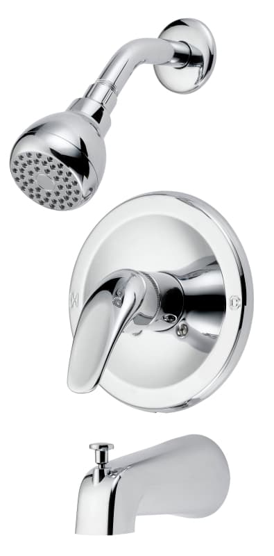 Boston Harbor TQ-F1014209CP Tub/Shower, Fixed Mount Showerhead, 1.75 gpm Showerhead, 1 Spray Settings, 1-Handle – image 1