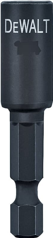 DEWALT IMPACT READY Series DW2234IR Nut Driver, 1/2 in Drive, 2-9/16 in L, 1/4 in L Shank, Hex Shank – image 1