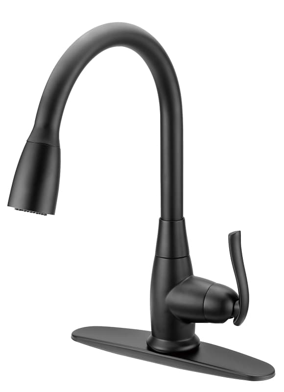 Boston Harbor FP4A0000BL Faucet Pull-Down Kitchen Faucet, 1.8 gpm, 1 -Faucet Handle, 1 or 3 Hole -Faucet Hole – image 1