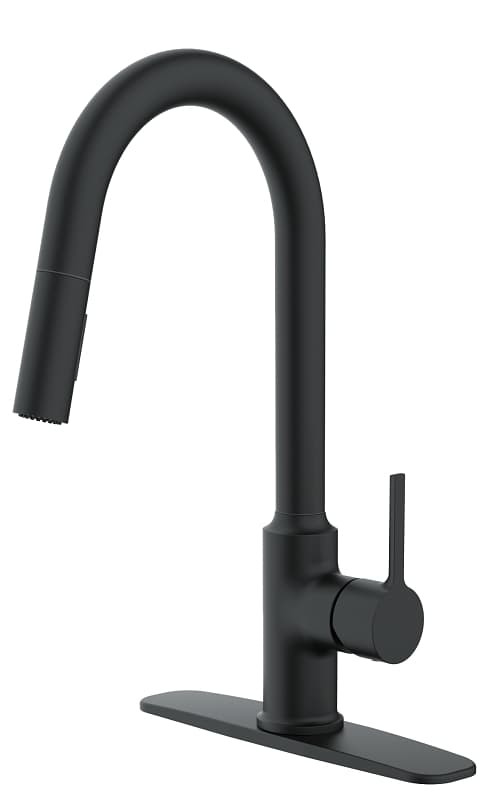 Boston Harbor FP4AF272BL Contemporary Pull-Down Kitchen Faucet, 1.8 gpm, 1 -Faucet Handle, 1 or 3 Hole -Faucet Hole – image 1
