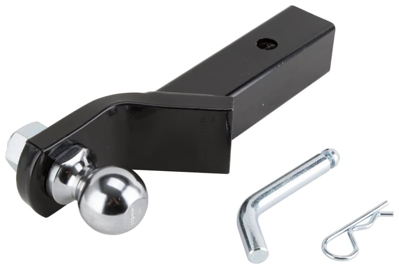 Vulcan HBB04 Hitch Kit, Steel, Silver/Black, Chrome/Powder Coated/Zinc Plated, For: Trailer Towing, 3 -Piece – image 1