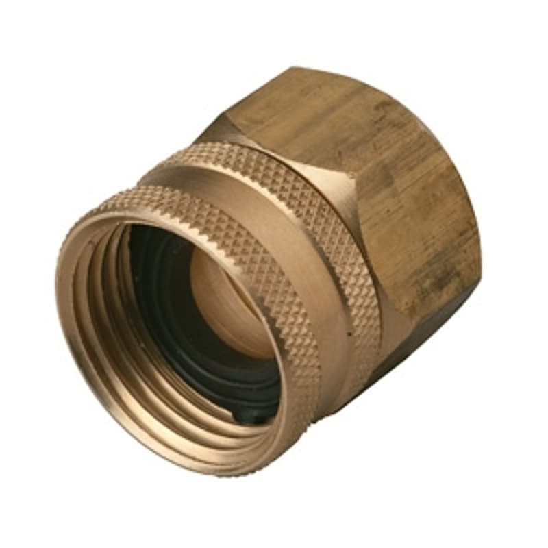 Moen M-Line Series M6830 Hose Connector, 3/4 in, Female Hose x FIP, Solid Brass – image 1