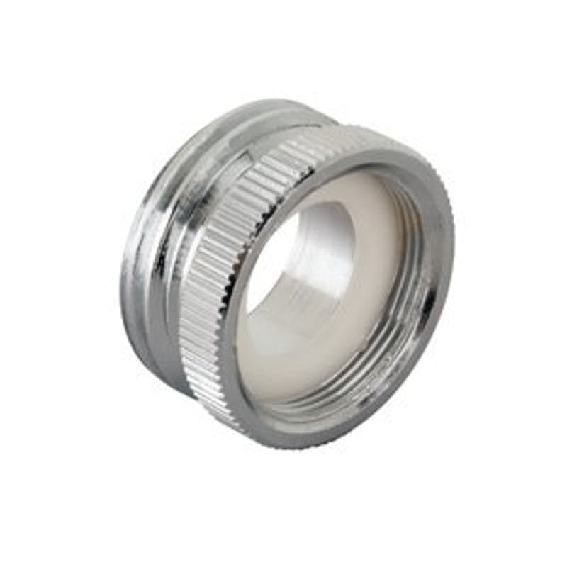 Moen M-Line Series M3743 Faucet Adapter, 55/64 x 3/4 in, Female x Male Hose, Chrome Plated – image 1