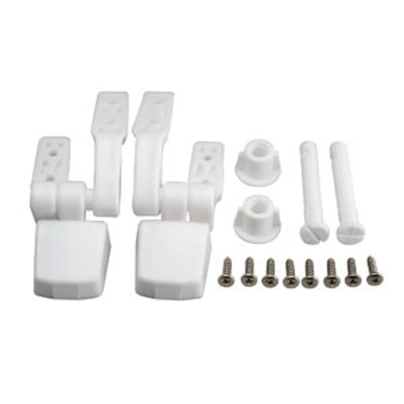 Moen M-Line Series M5671 Toilet Seat Hinge, Plastic, White – image 1