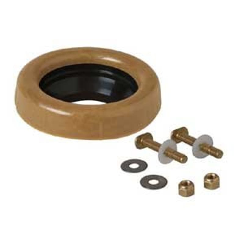 Moen M-Line Series M5715 Wax Floor Gasket Kit, Black, For: 3 in and 4 in Waste Lines – image 1