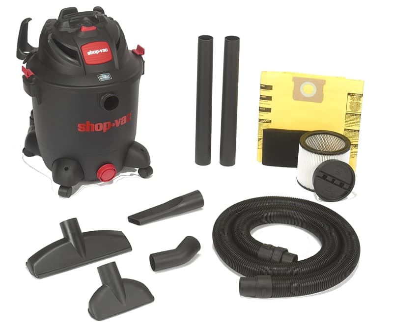 Shop-Vac 8251205 Wet/Dry Vacuum, 12 gal Vacuum, 140 cfm Air, Cartridge, Disposable Filter, 5.5 hp, 120 VAC – image 1