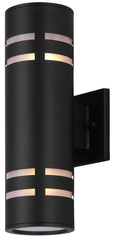 Canarm IOL256BK TAY Outdoor Light, 60 W, Stainless Steel Fixture, Black Fixture – image 1