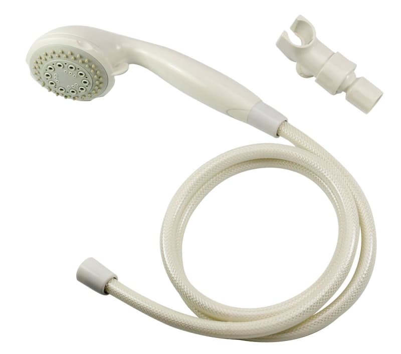 Boston Harbor HS00813WH Shower Head, 1.75 (6.6) 80 gpm (L/MIN) psi, 1/2-14 NPT Connection, Threaded, 3-Spray Function – image 1