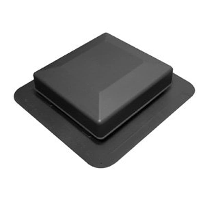 Duraflo 6050G Roof Vent, 16.92 in OAW, 50 sq-in Net Free Ventilating Area, Polypropylene, Gray – image 1