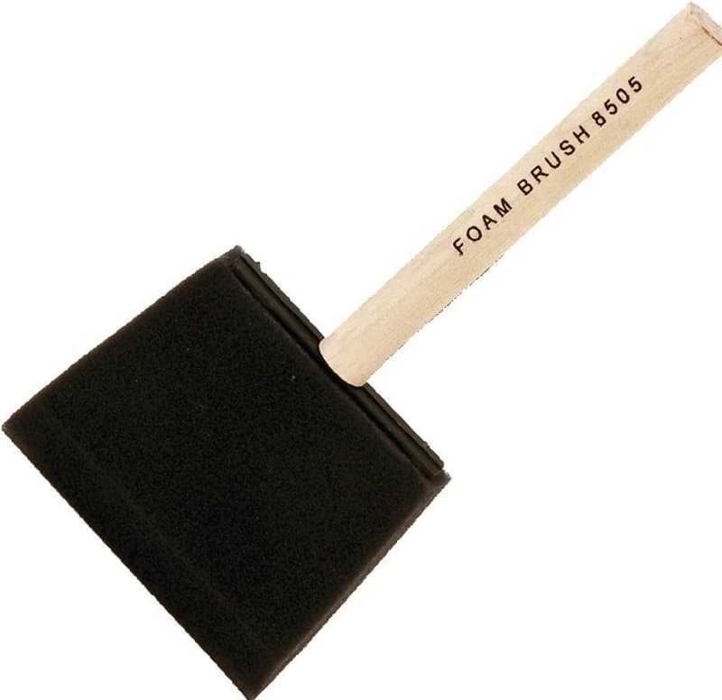 ProSource 850540 Paint Brush, 4 W in Brush, Foam Brush, Wood Handle – image 1